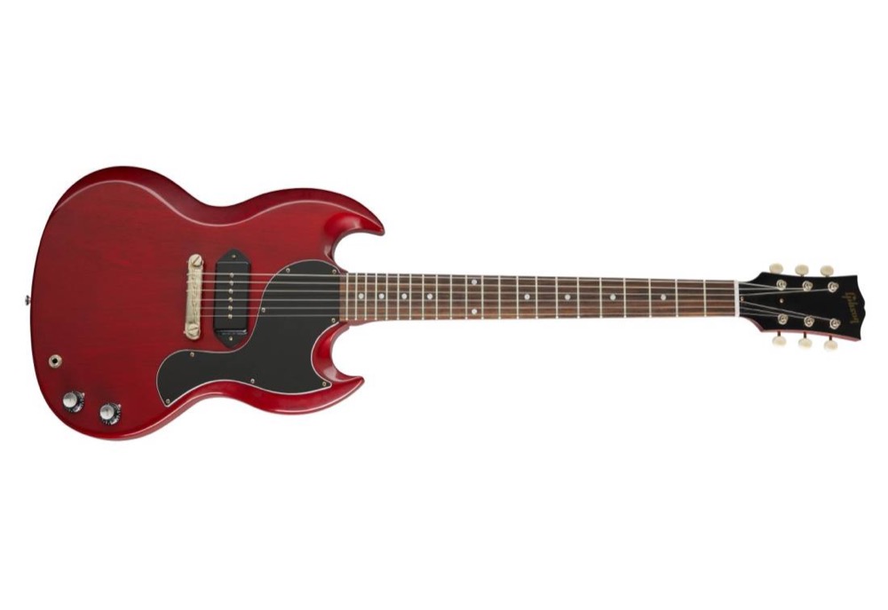 Gibson Custom Shop Gibson Custom Shop 1963 SG Jr. Lightning Bar VOS - Cherry - Guitars