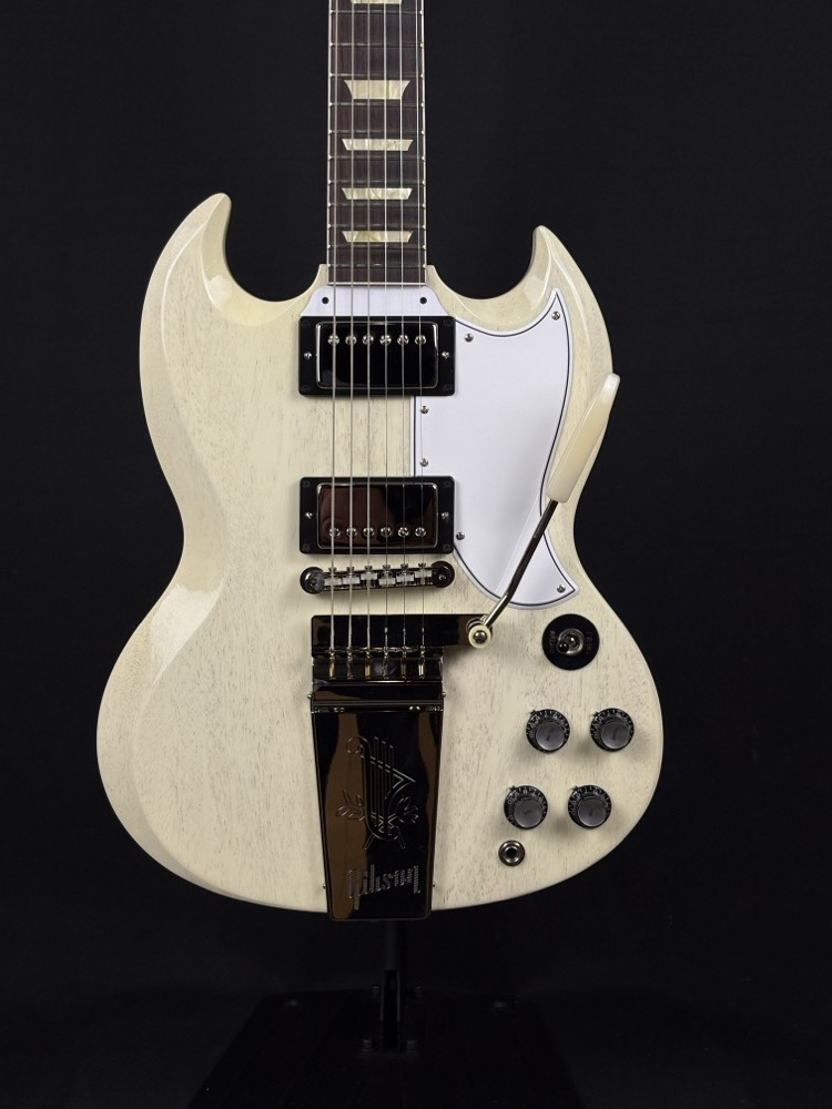 Gibson Custom Shop Gibson Custom Shop '64 SG Standard w/Maestro, TV White - Guitars