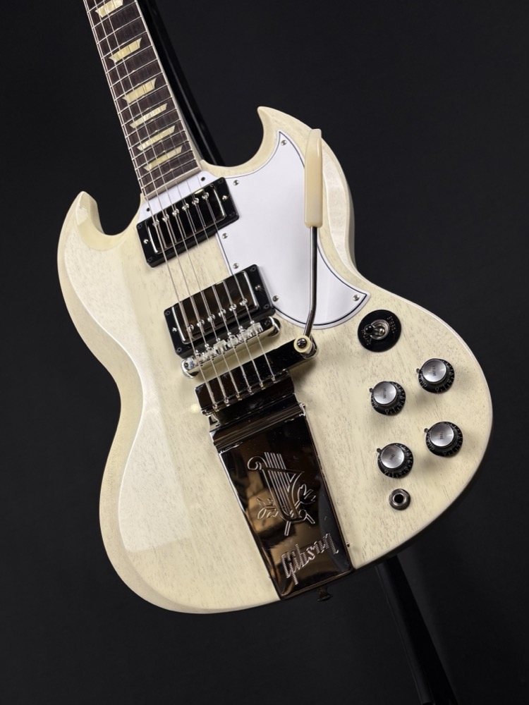 Gibson Custom Shop Gibson Custom Shop '64 SG Standard w/Maestro, TV White - Guitars