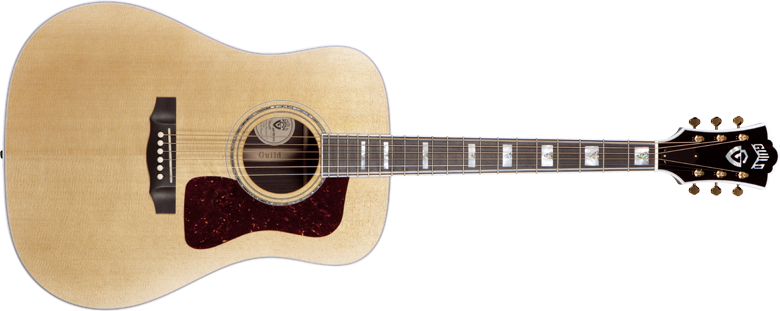 Guild D-55 Dreadnought Natural - Guitars