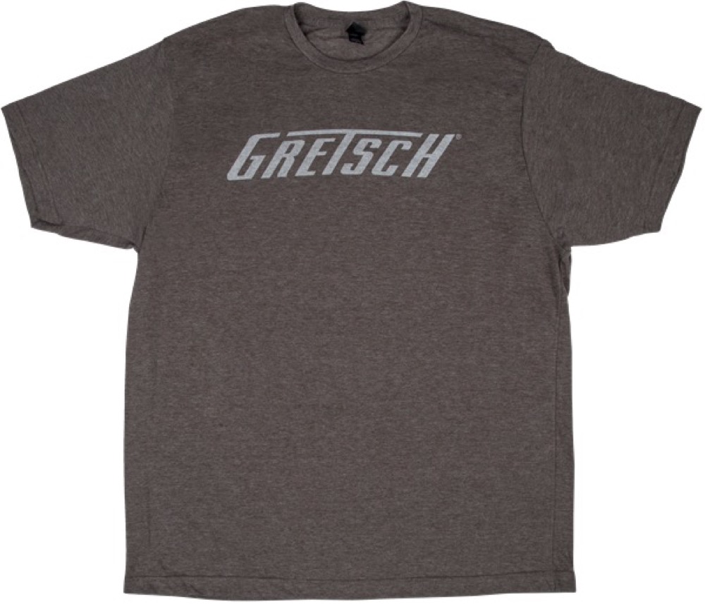 Gretsch Logo T-Shirt Heather Gray in Large