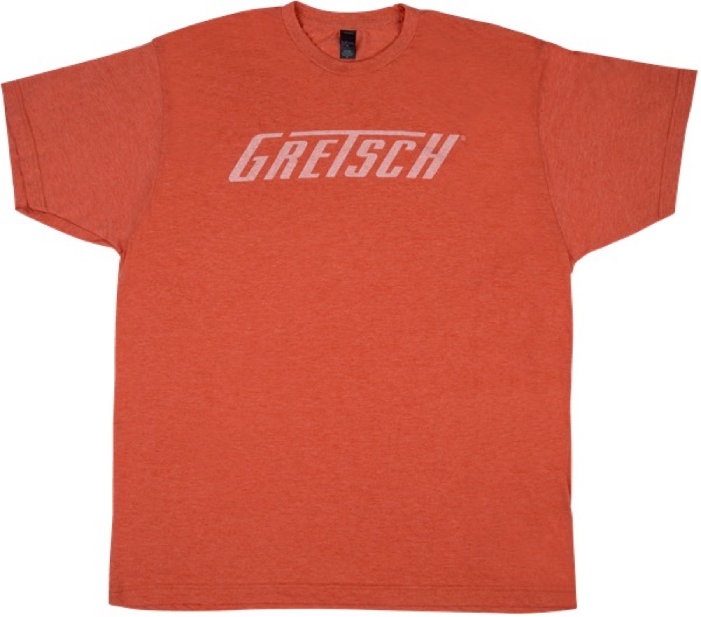 Gretsch Logo T-Shirt Heather Orange in Large