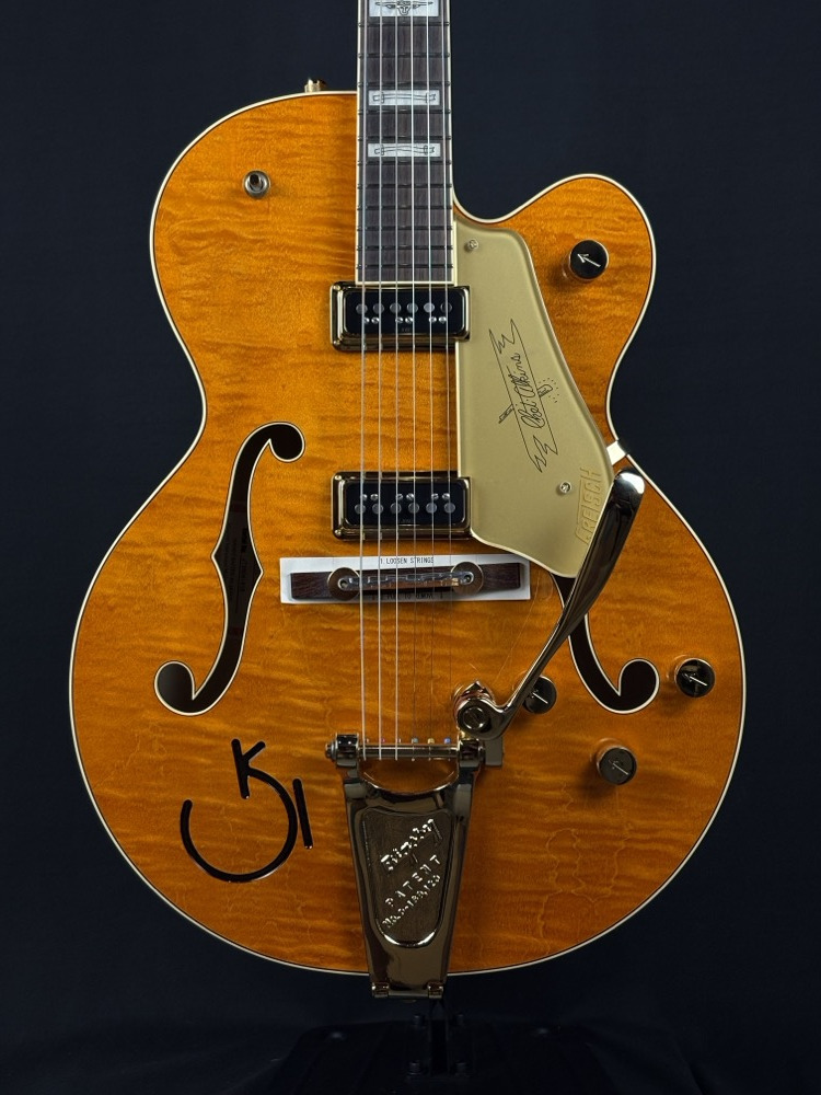 Gretsch Gretsch G6120T-55 Vintage Series '55 Chet Atkins Hollow Body In Vintage Orange - Guitars