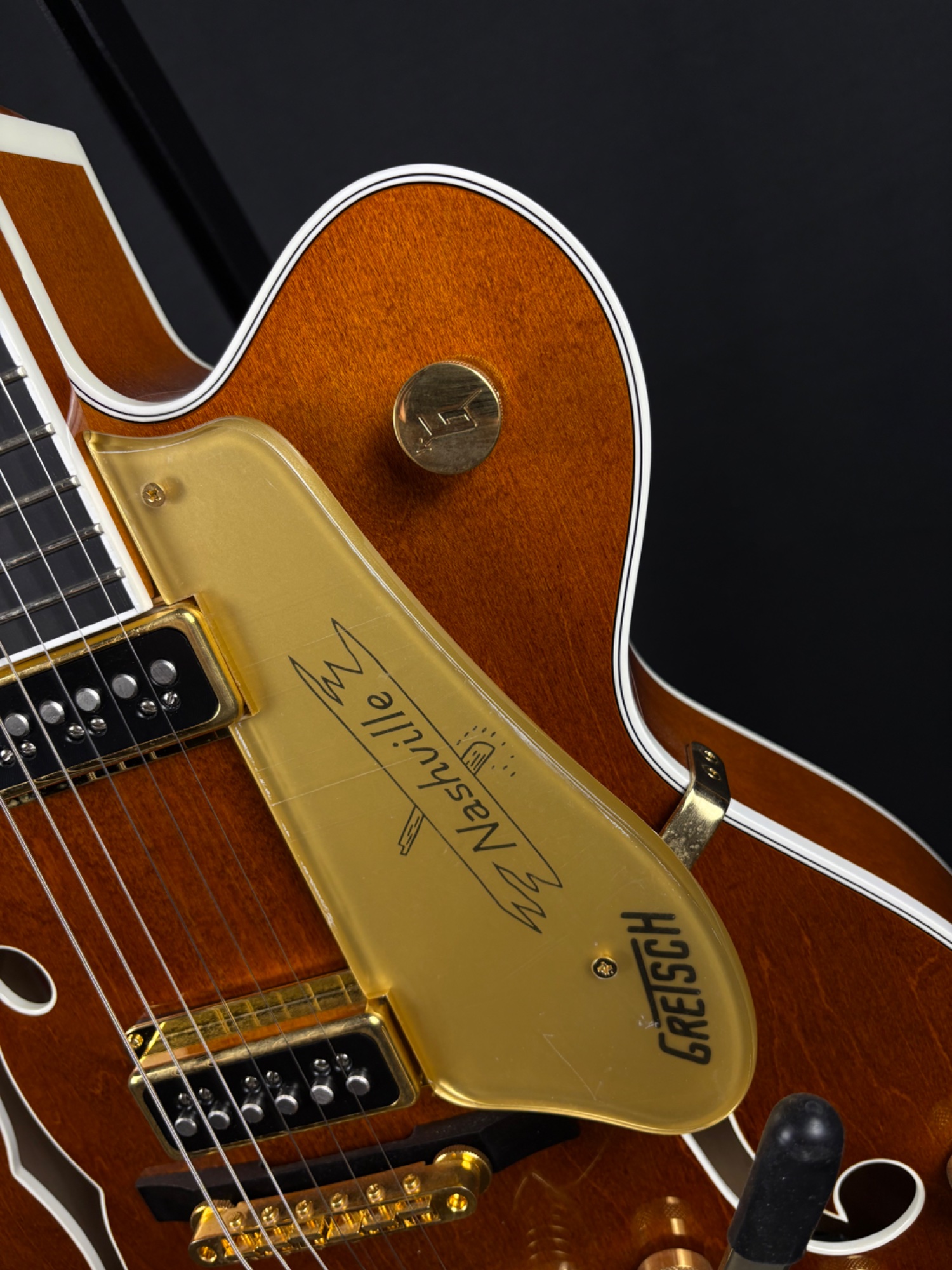 Gretsch Gretsch G6120TG-DS Players Edition Nashville Hollow Body Roundup Stain - Guitars