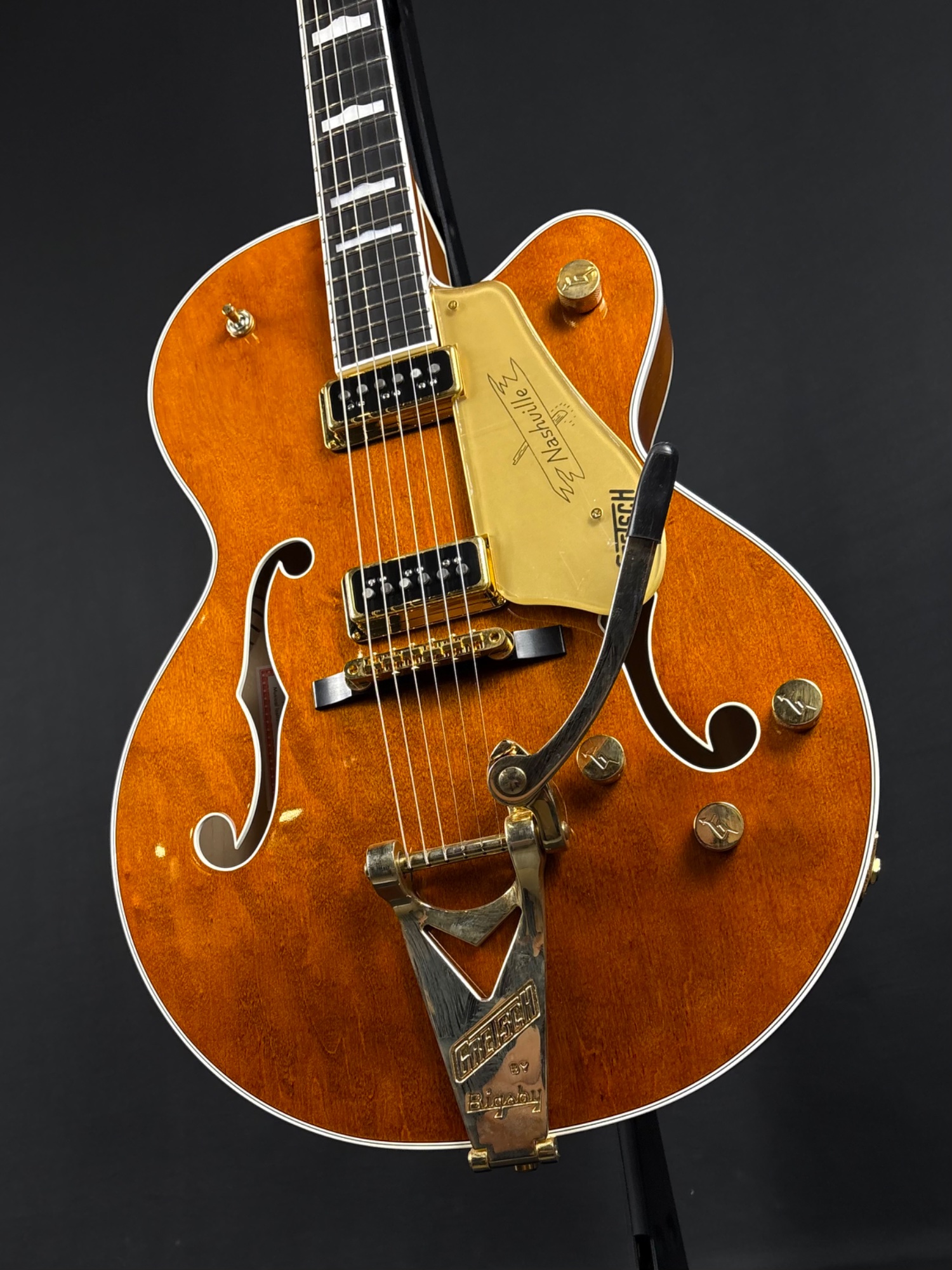 Gretsch Gretsch G6120TG-DS Players Edition Nashville Hollow Body Roundup Stain - Guitars