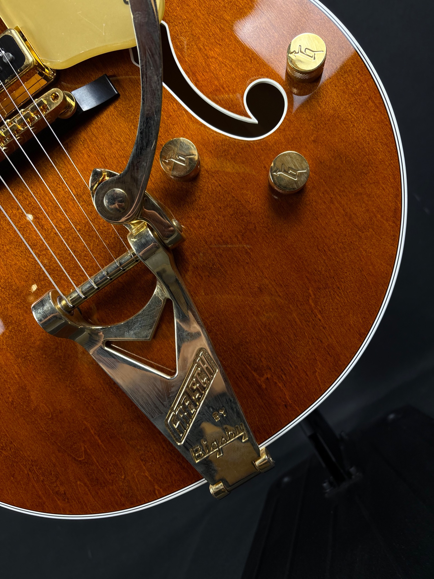 Gretsch Gretsch G6120TG-DS Players Edition Nashville Hollow Body Roundup Stain - Guitars