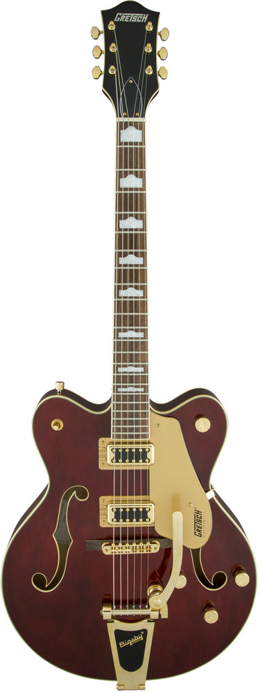 Gretsch Gretsch Electromatic G5422TG Double Cut w/Bigsby Gold Hardware in Walnut Stain - Guitars