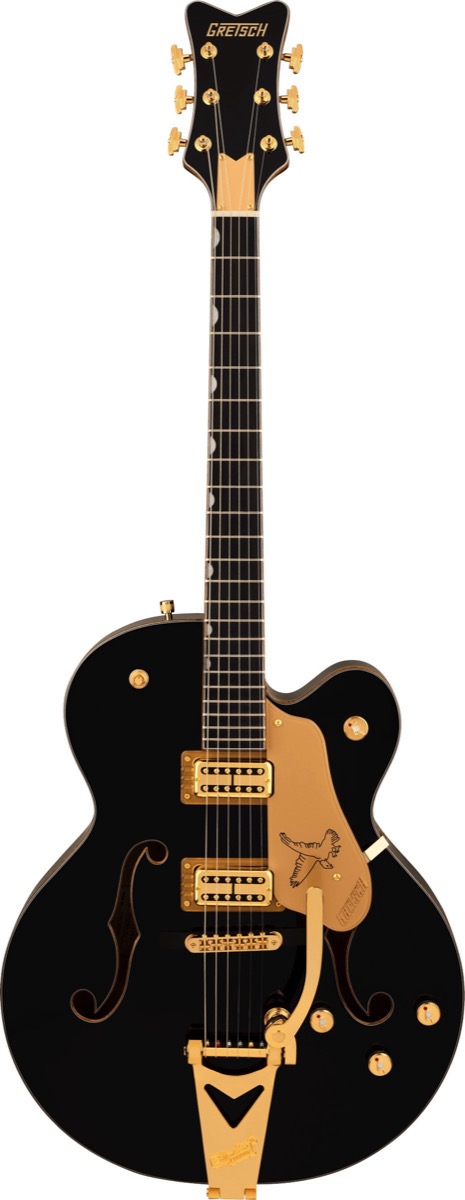 Gretsch Gretsch Synchromatic Falcon Single Cut Hollow Body, Bigsby, In Black - Guitars