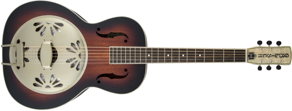 Gretsch Gretsch G9241 Alligator Round Neck Resonator 2 Colour Sunburst w/Pickup - Guitars