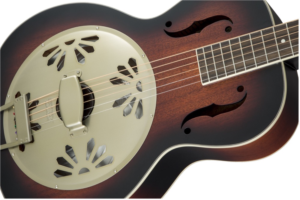 Gretsch Gretsch G9241 Alligator Round Neck Resonator 2 Colour Sunburst w/Pickup - Guitars