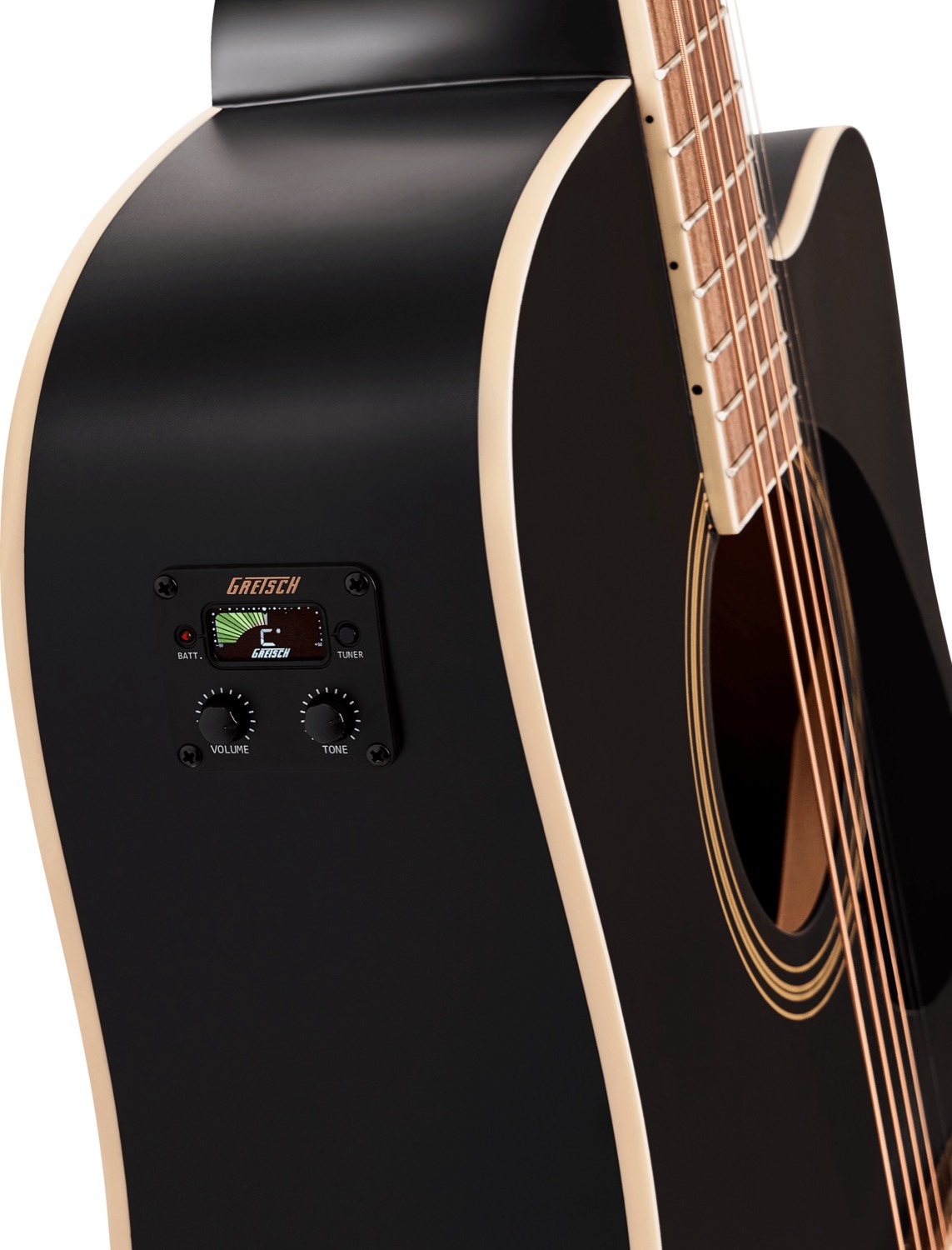 Gretsch Gretsch Prelude D100CE Dreadnought, Cutaway, Acoustic Electric - Black - Guitars