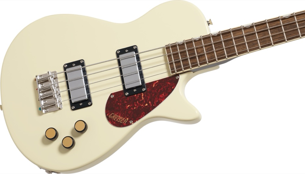 Gretsch Gretsch Streamliner Jet Club Bass Single Cut In Vintage White - Basses