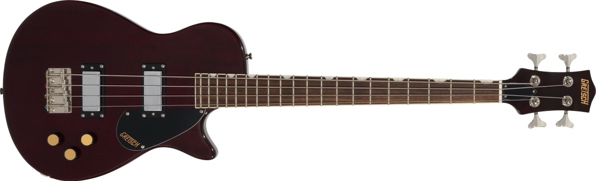 Gretsch Gretsch Streamliner Jet Club Bass Single Cut In Walnut Stain - Basses