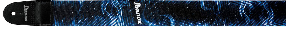 Ibanez Ibanez GSD50 Woven Nylon Guitar Strap Blue Laser - Guitars