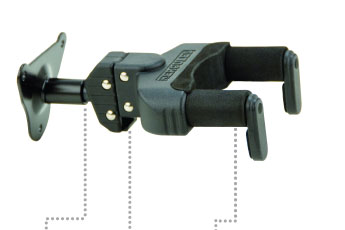 Hercules Hercules Auto-Grab Guitar Wall Hanger Metal - Stands