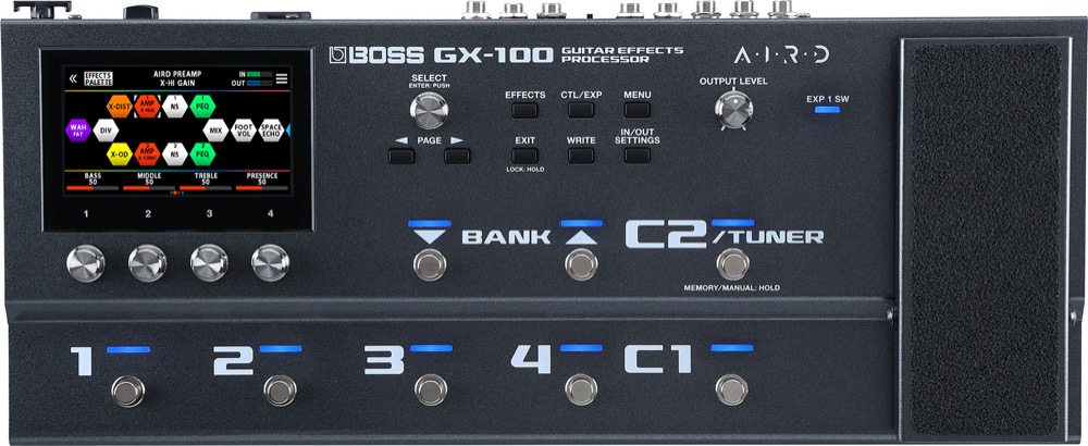 BOSS GX-100 Guitar Effects Processor - Touchscreen