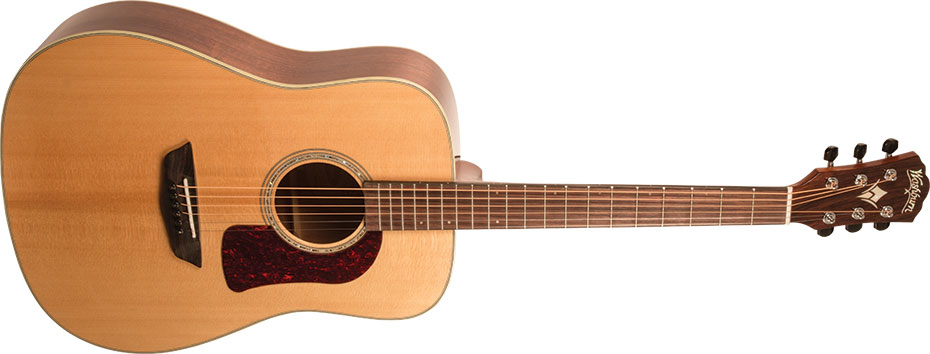Washburn Washburn HD100SWEK Woodline  Dreadnought All Solid Wood With Case - Guitars