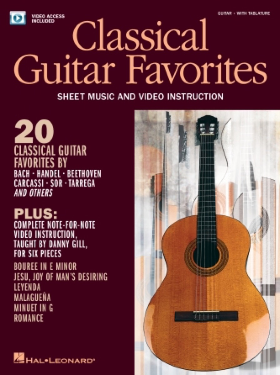 Classical Guitar Favorites w/Tab and Online Video