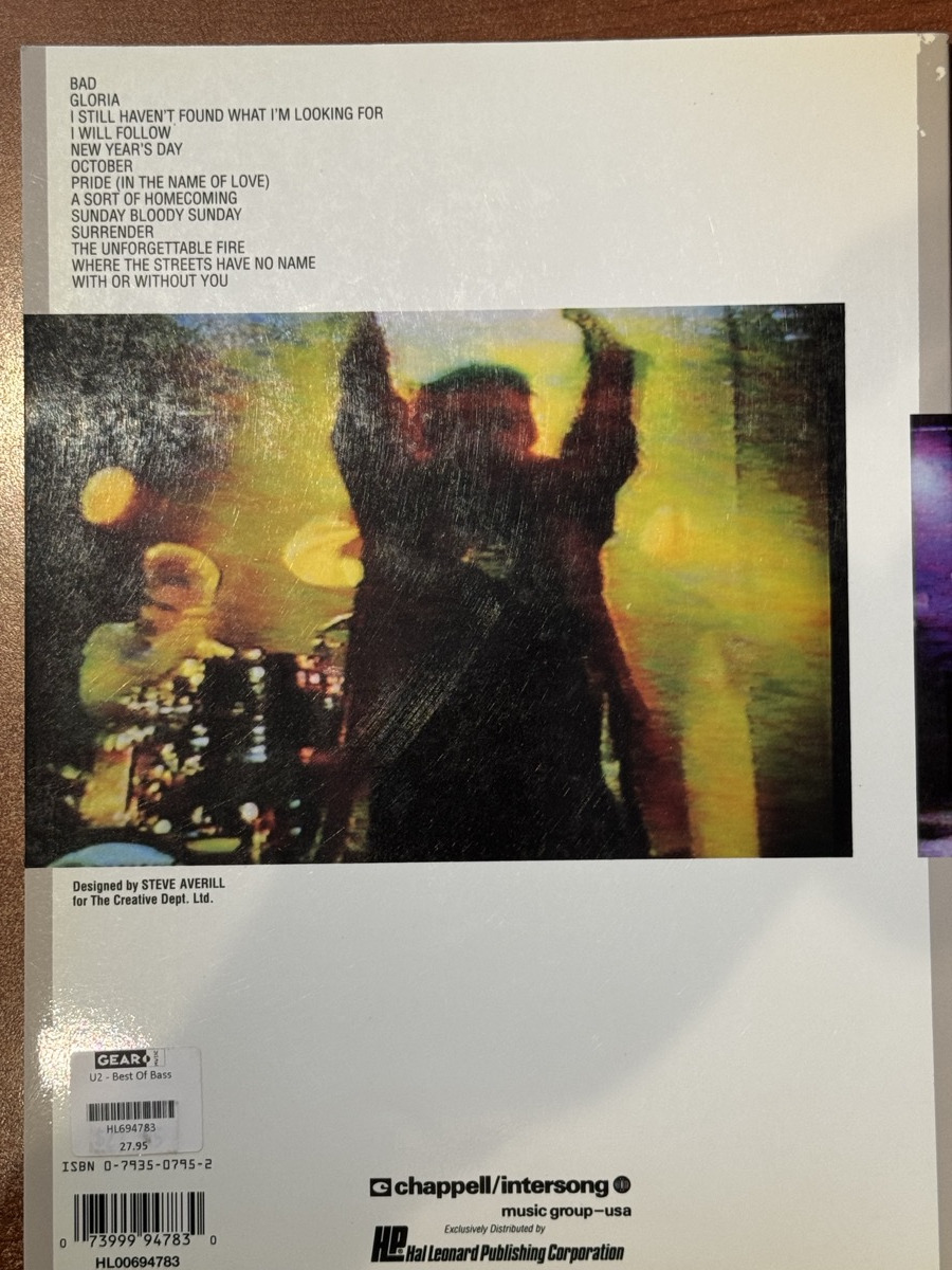 Books U2 - Best Of Bass - Books
