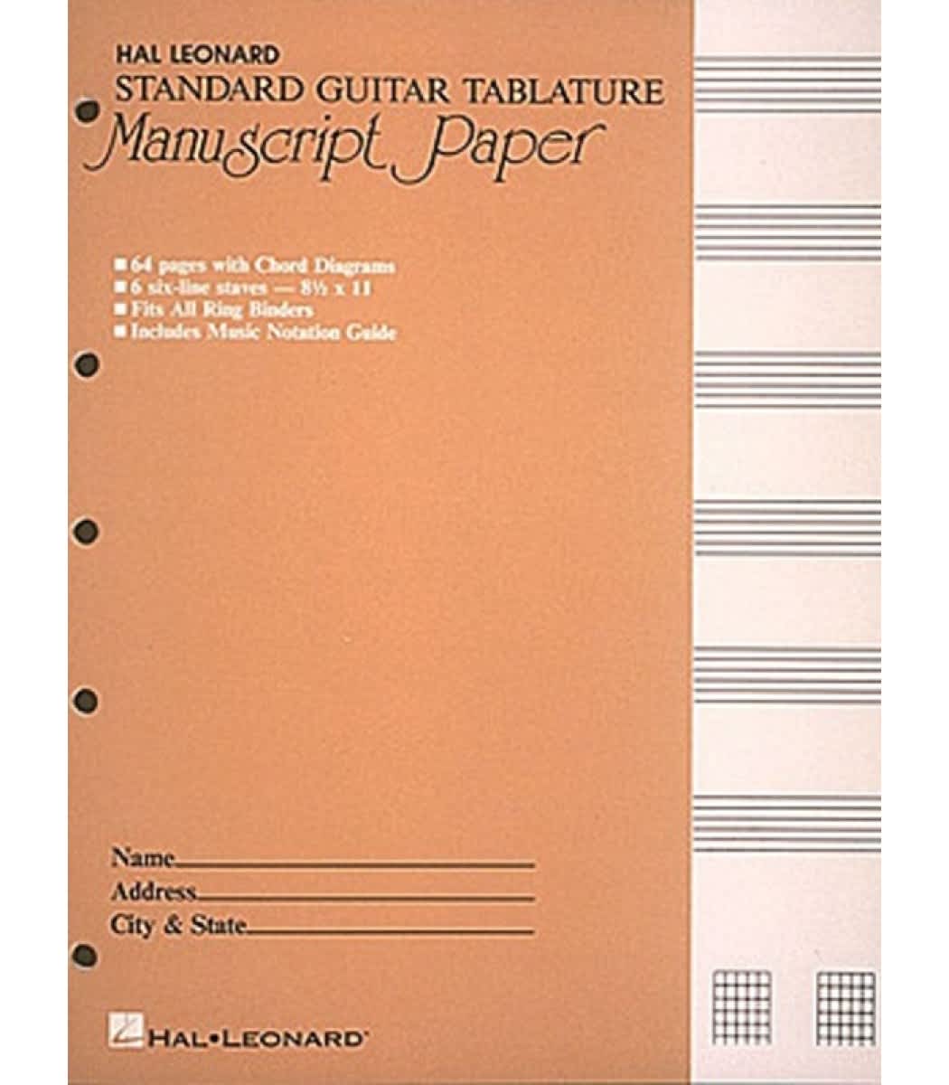 Hal Leonard Standard Guitar Tablature  …