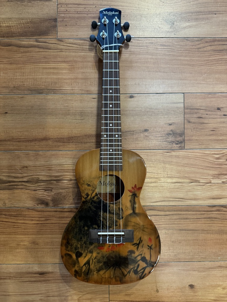 Misc Molakai Concert Ukulele - Mosaic Art Top - Ukuleles