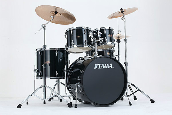 Tama Tama Imperialstar 5-Piece Kit w/ Meinl Cymbals In Hairline Black - Drums