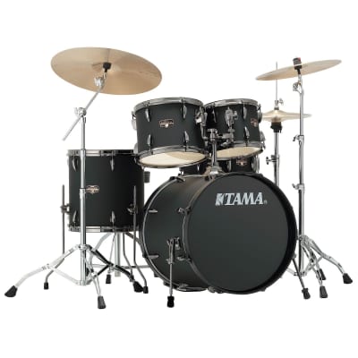 Tama Tama Imperialstar 5-Piece Kit w/ Meinl Cymbals In Blacked Out Black - Drums