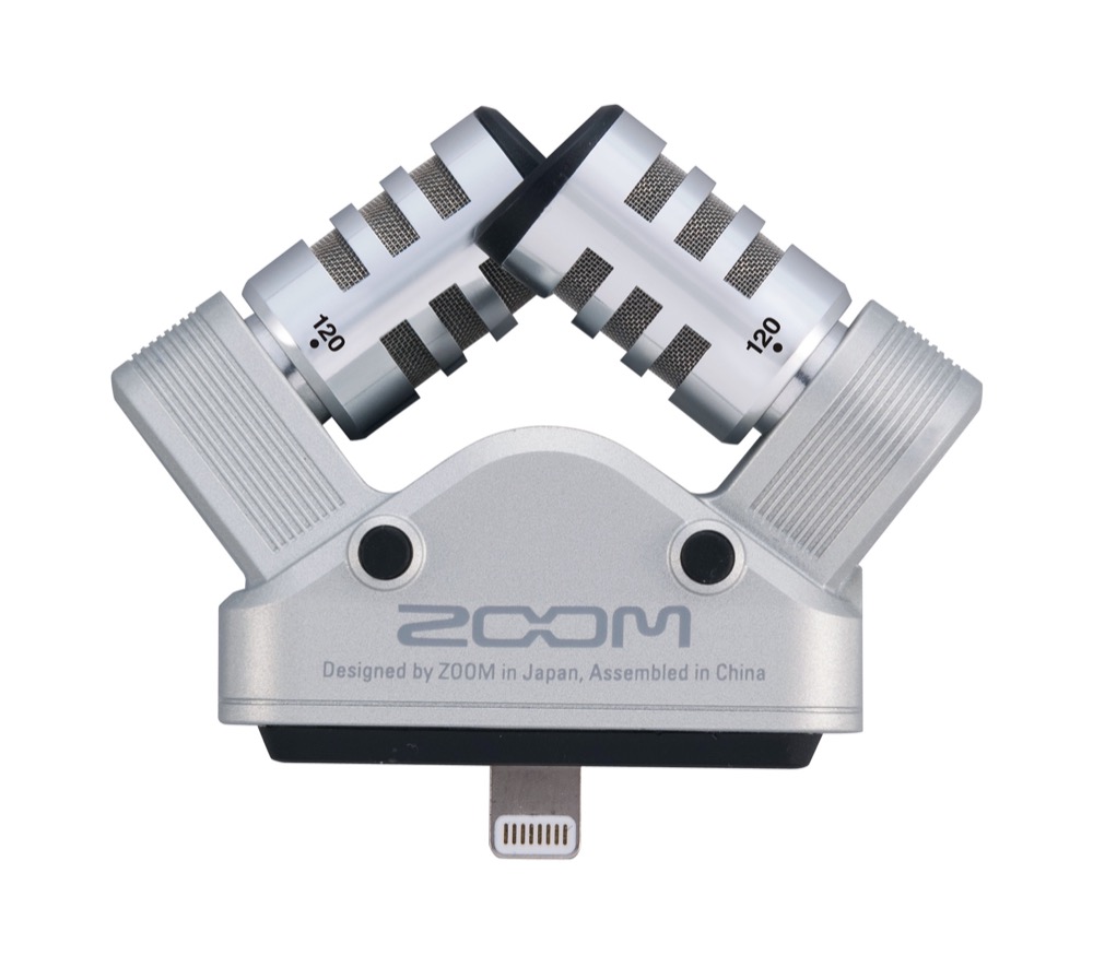 Zoom Zoom IQ6 XY Stereo Mic For IOS With Lightning Input - Recording