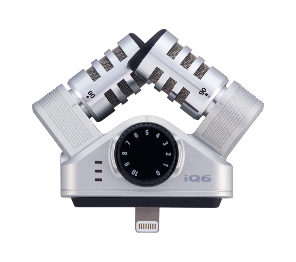 Zoom Zoom IQ6 XY Stereo Mic For IOS With Lightning Input - Recording