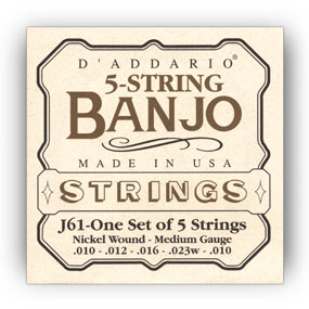 D'Addario D'Addario Banjo Medium - Strings