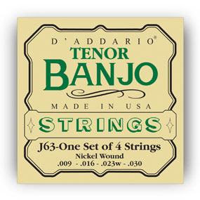 D'Addario D'Addario 9-30 Tenor Banjo - Strings