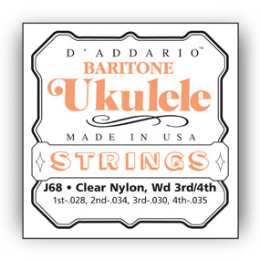 D'Addario D'Addario Baritone Ukulele - Ukuleles