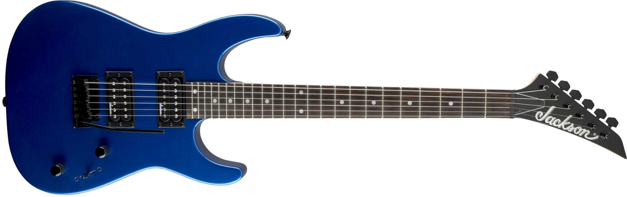 Jackson Jackson JS12 Dinky In Metallic Blue With Rosewood Fretboard 24 Fret - Guitars