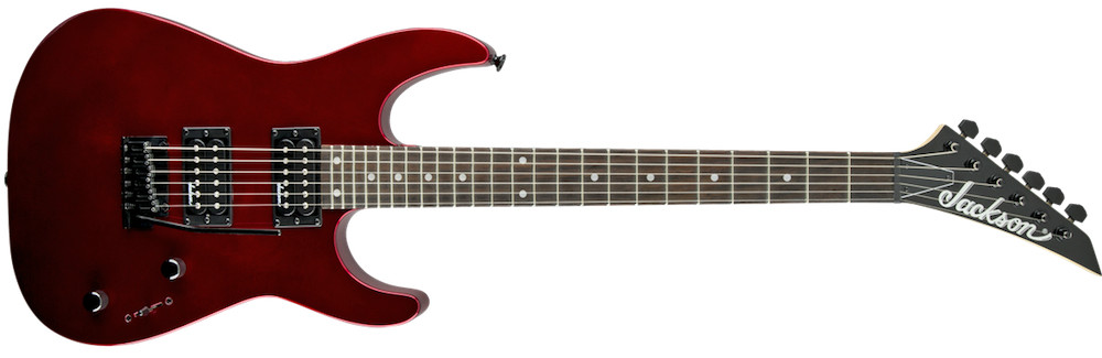 Jackson Jackson JS12 Dinky In Metallic Red With Rosewood Fretboard 24 Fret - Guitars