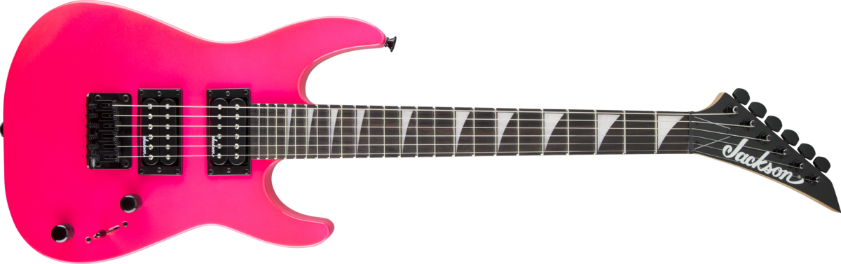 Jackson Jackson JS 1X Dinky Minion  RW In Neon Pink - Guitars