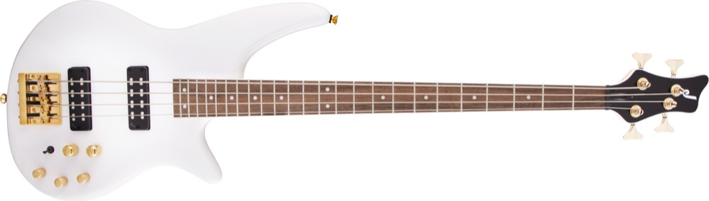 Jackson JS3 Spectra IV 4-String Bass in Snow White