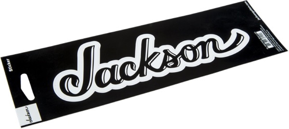 Jackson Logo Vinyl Sticker Black