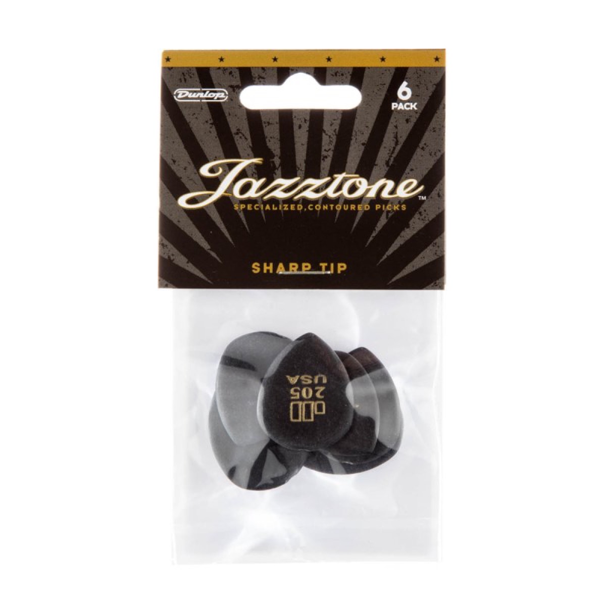 Dunlop Picks Jazztone Player's Point Tip Pack, …