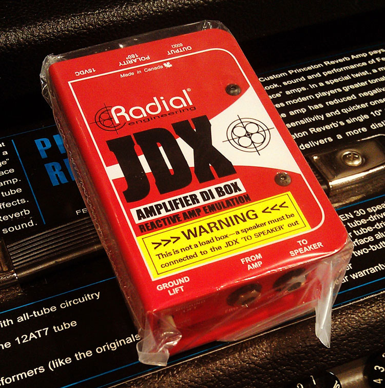 Radial Radial JDX Reactor Guitar Amp Direct Box - Recording