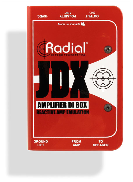 Radial Radial JDX Reactor Guitar Amp Direct Box - Recording