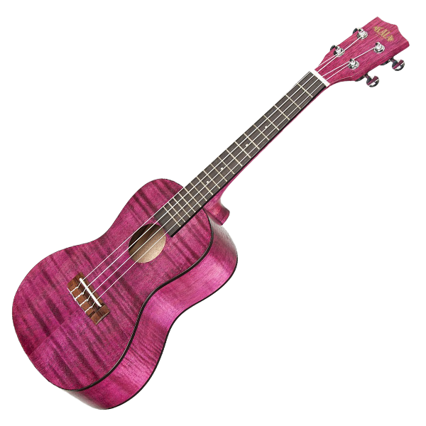 Kala Kala KA-CEMM Exotic Mahogany Concert Ukulele In Satin Magenta - Ukuleles