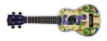 Kala Kala Ukadelic Soprano Ukulele Swirls - Ukuleles