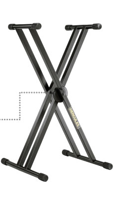 Hercules Hercules Double Brace Key Stand - Stands