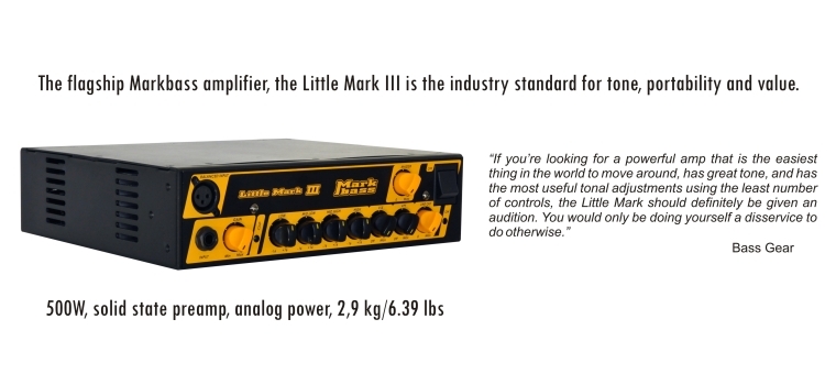 Markbass Markbass 500w Bass Amp w/Integrated DI - Amps