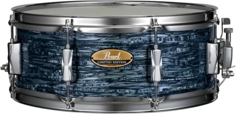 Pearl Pearl LMPR1455SC431 Limited 14X5.5 6 Ply Maple Limited Snare In Strata Black - Drums