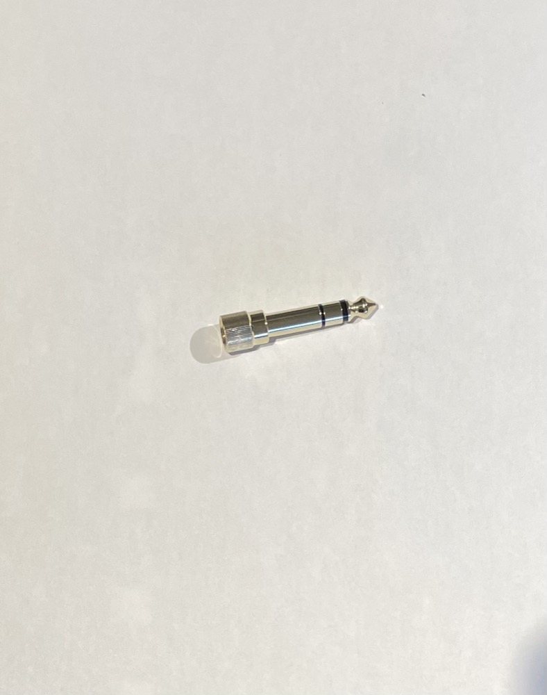 Link Audio Link Audio Stereo 1/8" Female to Stereo 1/4" Male Headphone Adapt Threaded Gold - Recording
