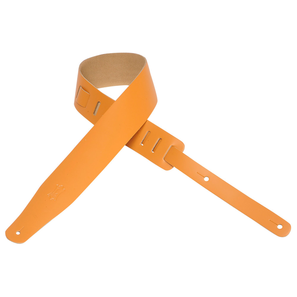 Levy's Levy's 2.5" Leather Strap - Tan - Guitars