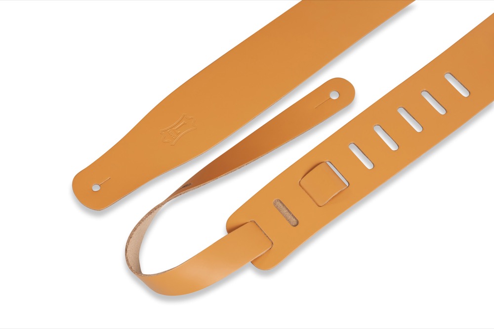 Levy's Levy's 2.5" Leather Strap - Tan - Guitars