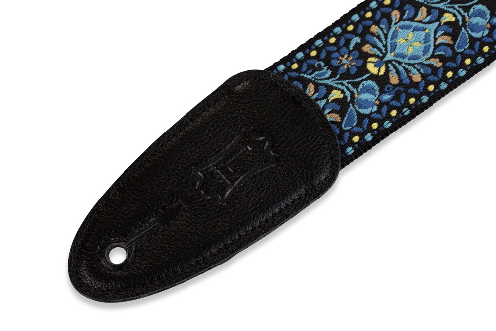 Levy's Levy's Hootenanny Strap - Blue and Yellow Motif - Guitars