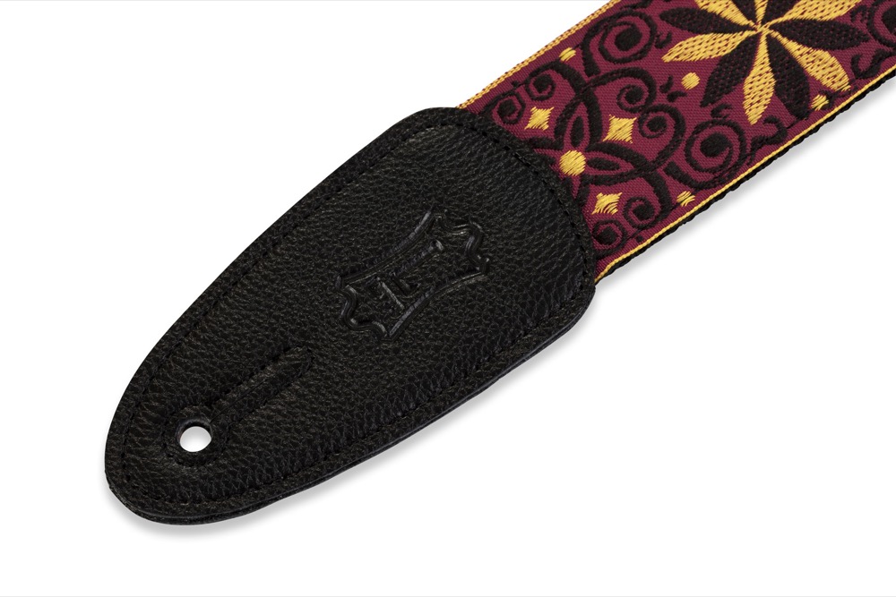Levy's Levy's Hootenanny Strap - Red and Yellow Motif - Guitars